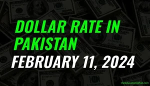 Dollar rate in Pakistan today 11th February 2024