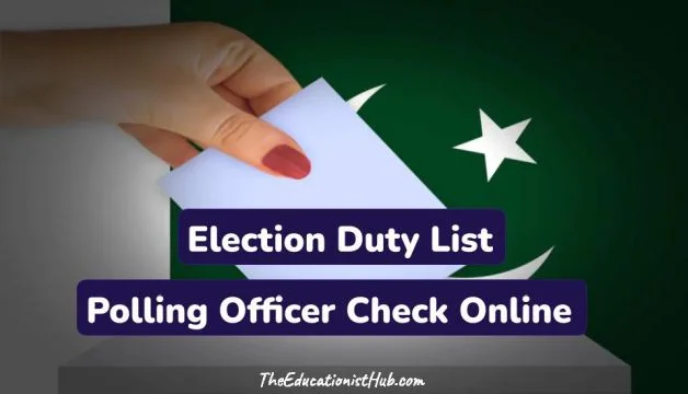 Election Duty List 2024 Of Polling Officer Check Online