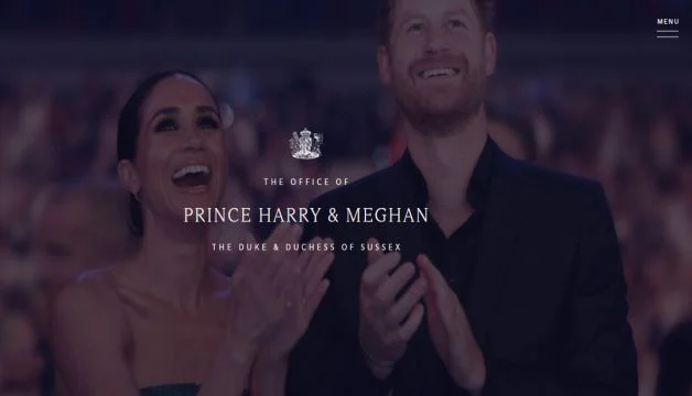 Harry and Meghan Reclaim Royal Titles on Revamped Sussex.com Website