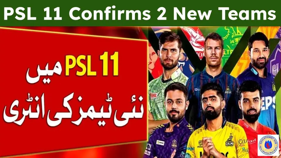 PSL 11 Confirms 2 New Teams Sialkot & Faisalabad