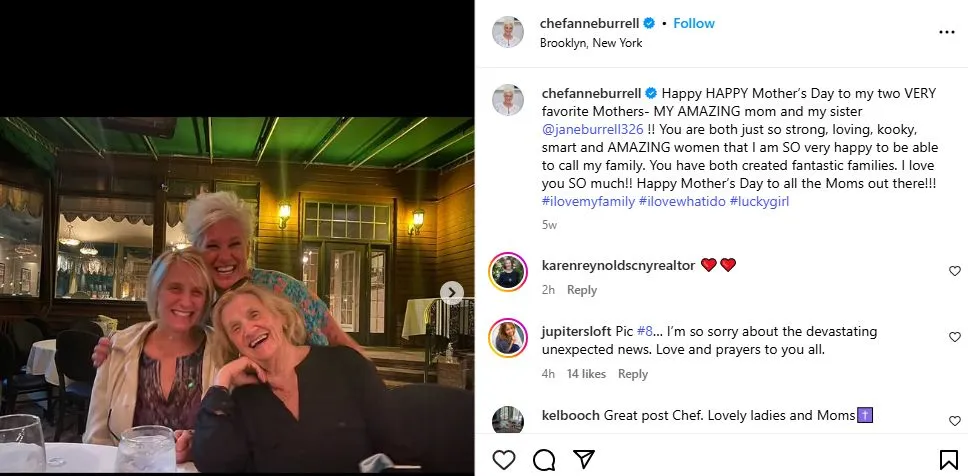 Anne Burrell Family