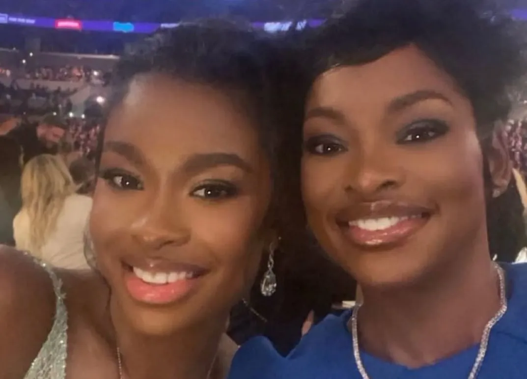 Coco with her mom