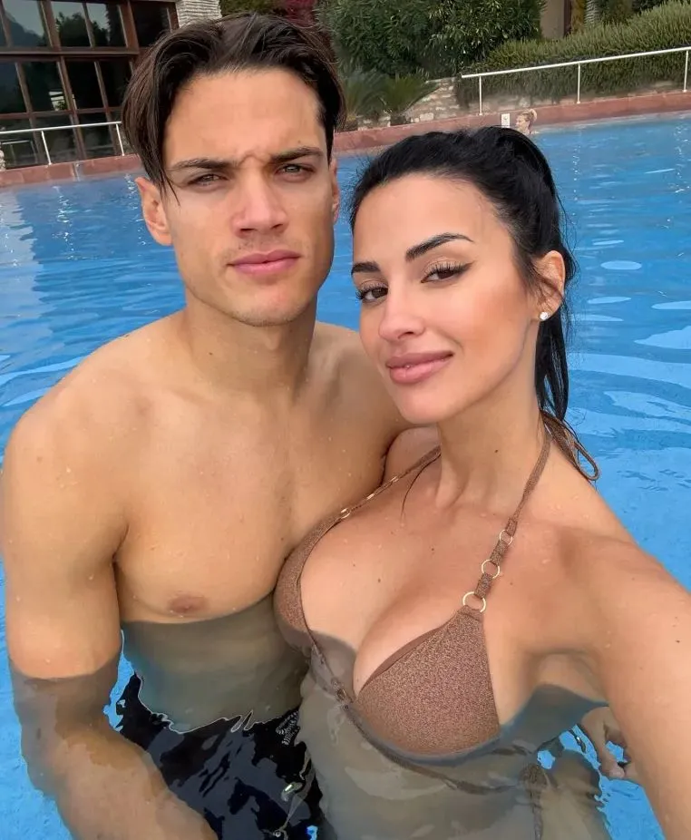 Eleonora with her boyfriend