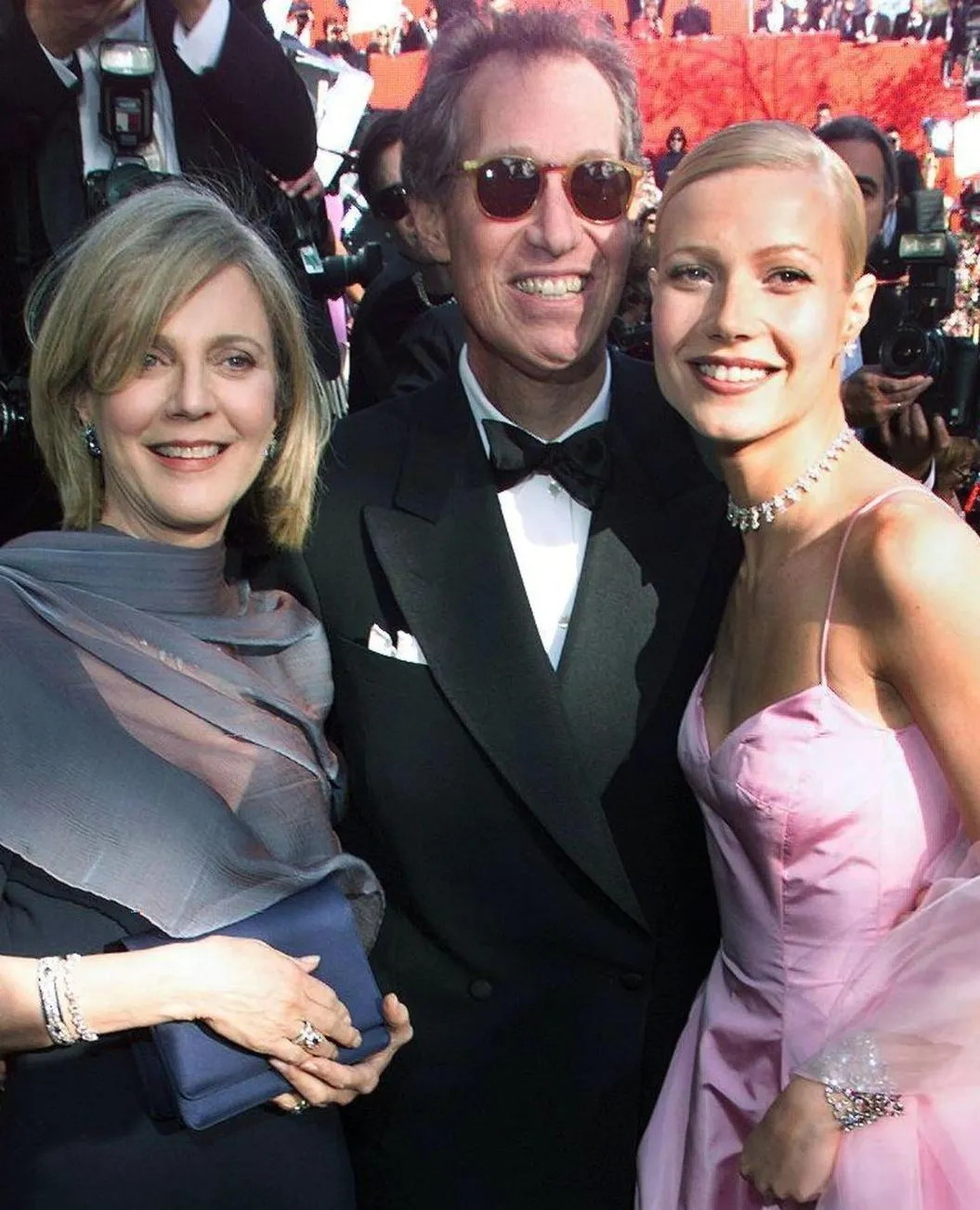 Gwyneth Paltrow with her parents