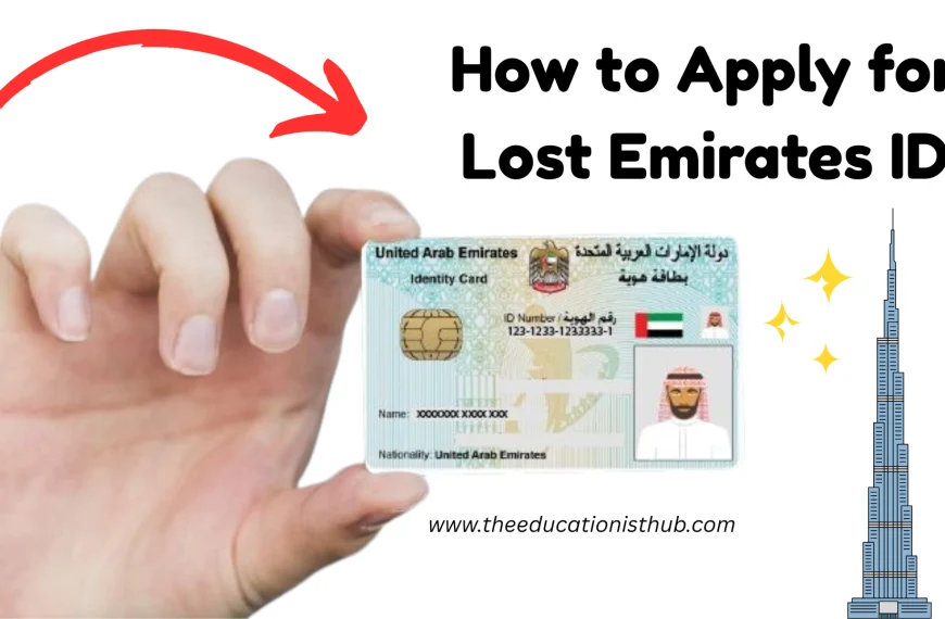 How to Apply for Lost Emirates ID