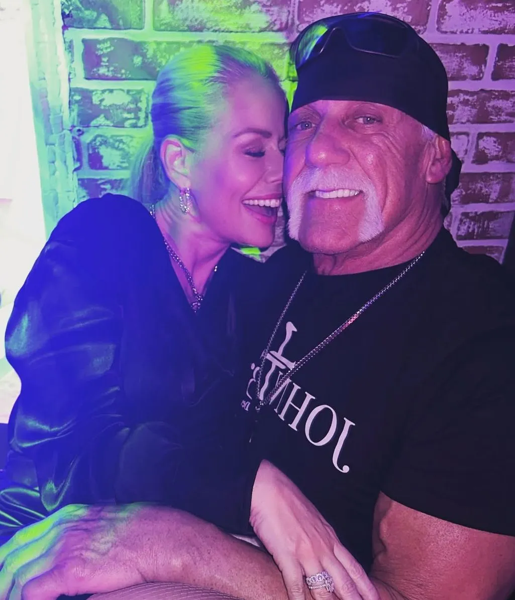 Hulk Hogan with his wife