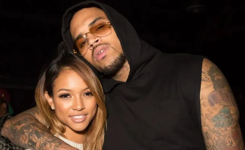Karrueche Tran with Chris Brown
