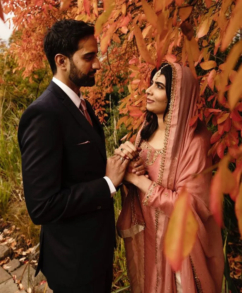 Malala with her husband