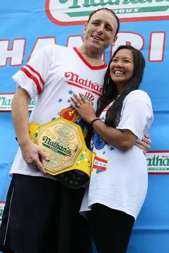 Neslie Ricasa with Joey