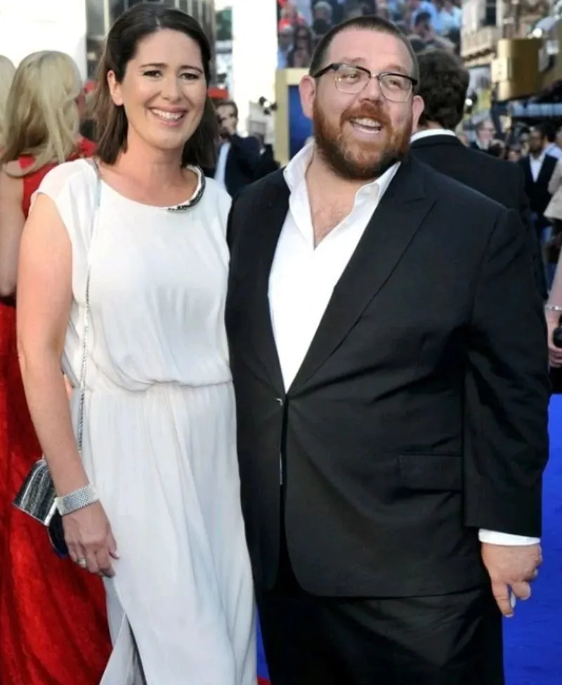 Nick with his ex-wife