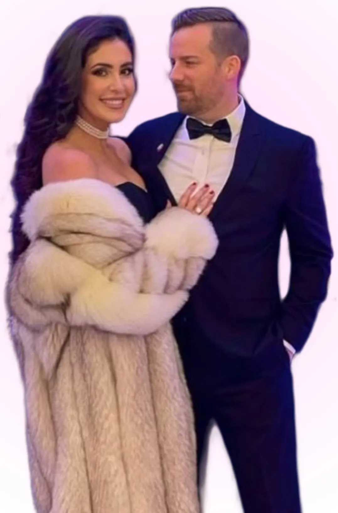 Anna Paulina Luna with her husband