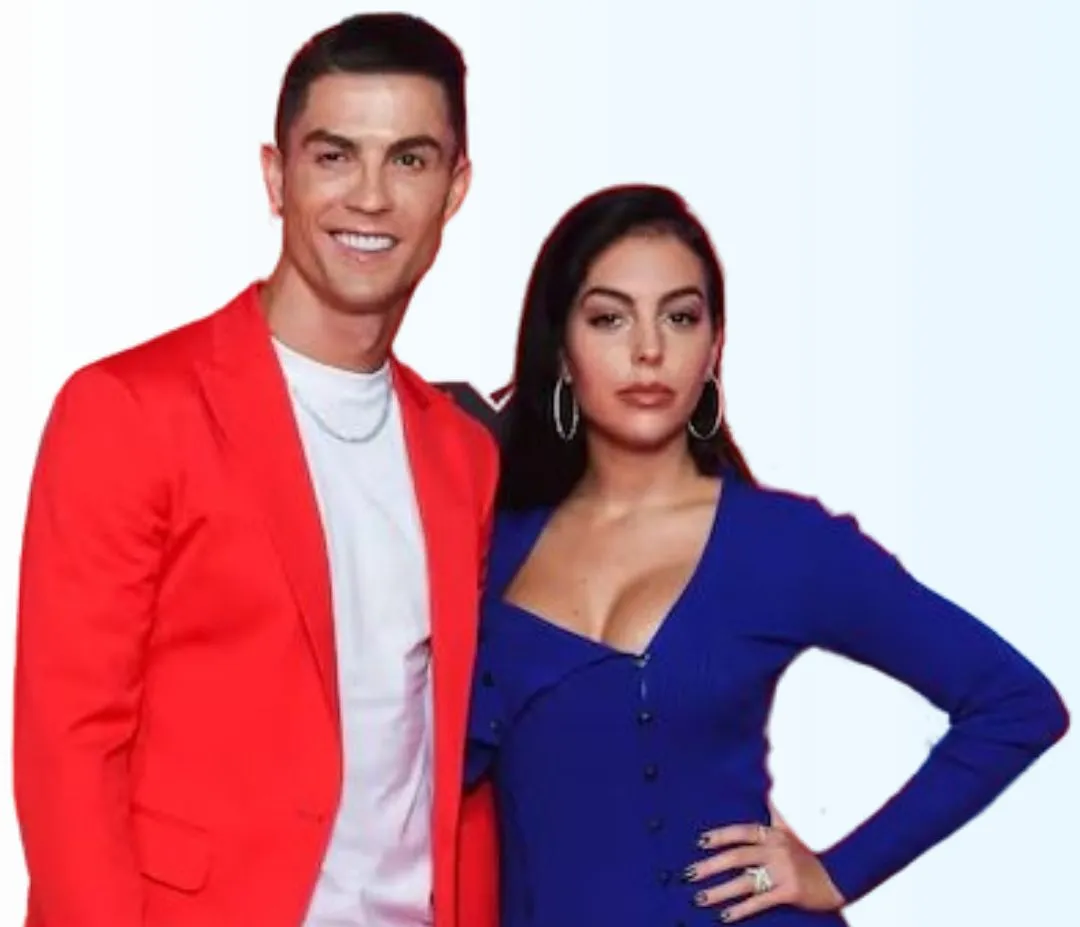 Georgina Rodríguez with Christiano Ronaldo