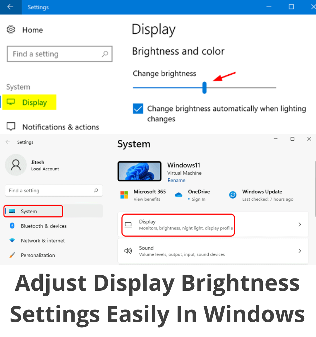 How to Adjust Display Brightness Settings Easily in Windows 10 & 11