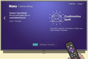 Roku-Link-Code-on-TV-Screen