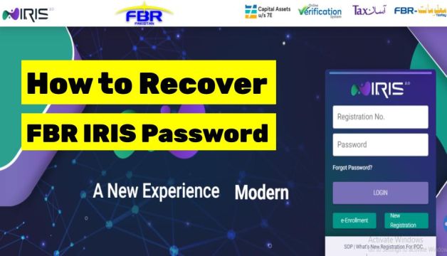 How to Recover Your FBR IRIS Password Without Email 2026